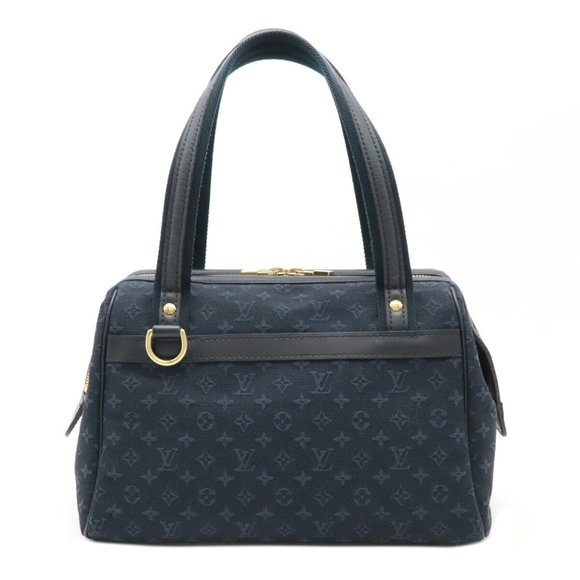 Louis Vuitton Navy Monogram Satchel - Picture 2 of 12